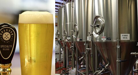 Dragoon Brewery tap and vat