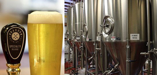 Dragoon Brewery tap and vat