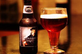 Chalice style beer glass