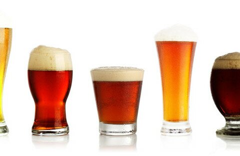 Beer glasses